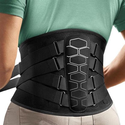 Adjustable Lumbar Protective Belt, Breathable Waist Trainer Belt, Sports Waist Protective Gear, Waist Trainer for Women & Men, Office & Sports Essentials, Adjustable Waist Wrap