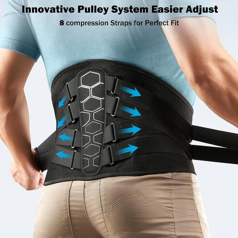 Adjustable Lumbar Protective Belt, Breathable Waist Trainer Belt, Sports Waist Protective Gear, Waist Trainer for Women & Men, Office & Sports Essentials, Adjustable Waist Wrap